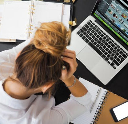 Frustrated on Laptop